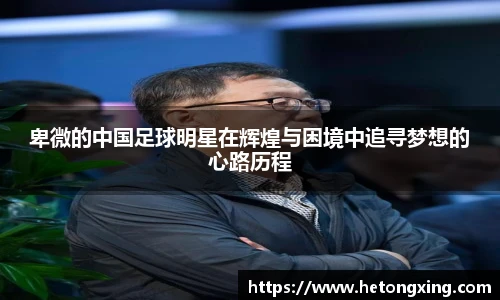 卑微的中国足球明星在辉煌与困境中追寻梦想的心路历程